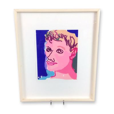 CF, Stylized Pop Art Portrait of a Man