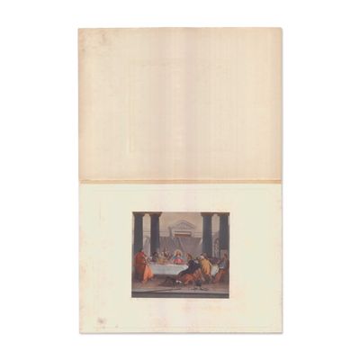 Giovanni Battista Tiepolo Chromolithograph The Last Supper