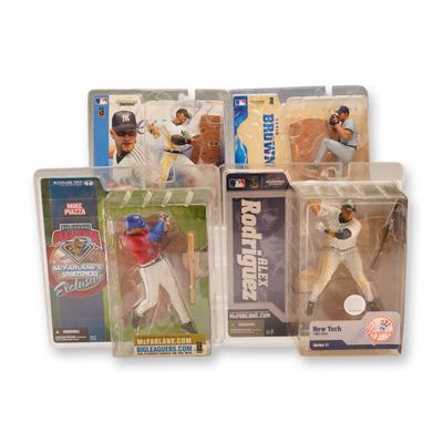 4pc MLB Sports Picks Series Figurines in Boxes