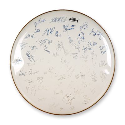 Yamaha Timpani Head with Signatures IATSE Local 5 Cincinnati