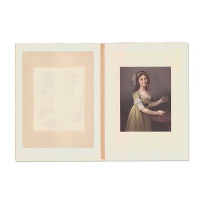 Pierre-Paul Prud'hon Chromolithograph Portrait of Marie Marguerite Lagnier