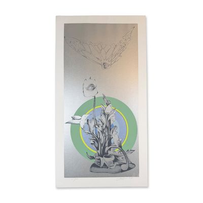 Rita Simon (American 1938-) Screenprint Chance Encounter signed