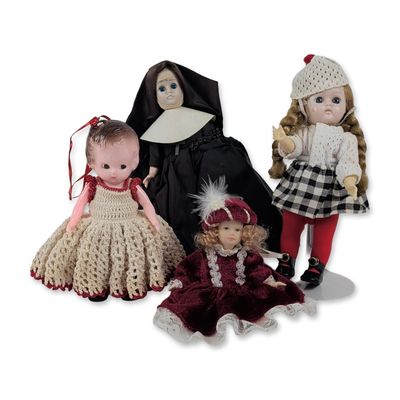 Group of Four Assorted Collector Dolls