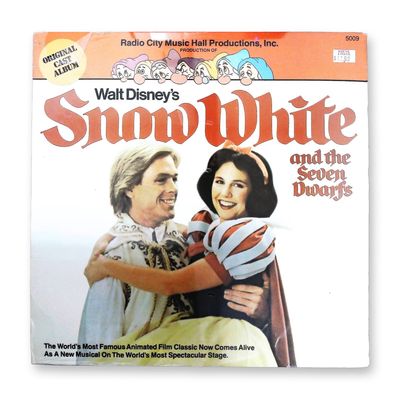 Walt Disney's Snow White and the Seven Dwarfs Radio City Music Hall Original Cast LP Record
