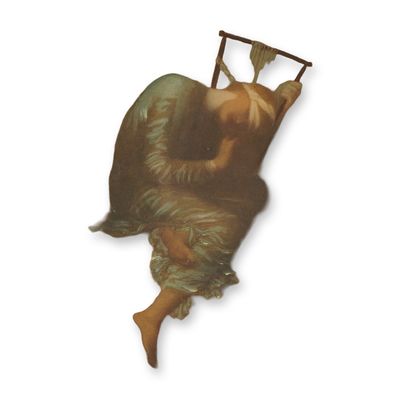 After George Frederic Watts Hand-Enhanced Print, Hope