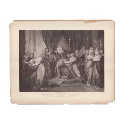Henry Fuseli Engraving King Lear Boydell Gallery 1792