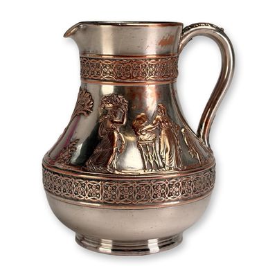 Wedgwood Silver Lusterware Neoclassical Pitcher