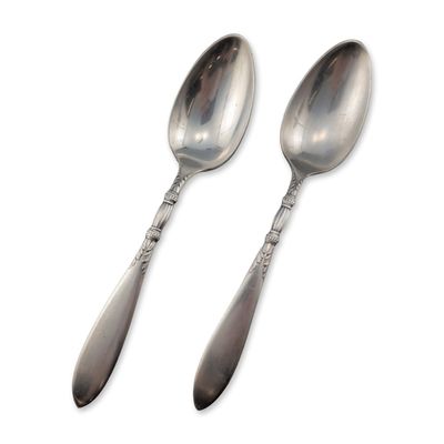 Pair of 1847 Rogers Bros Silverplate Spoons