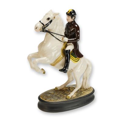 Beswick Porcelain Figurine, Lipizzaner with Rider