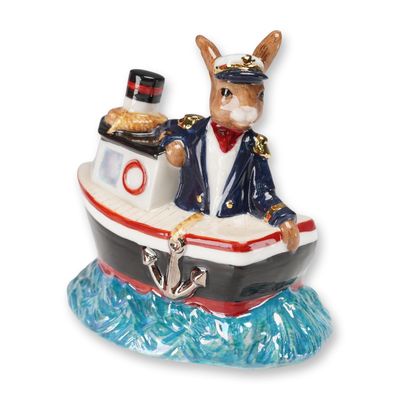 Royal Doulton Bunnykins Prototype Colorway Figurine, Ship Ahoy