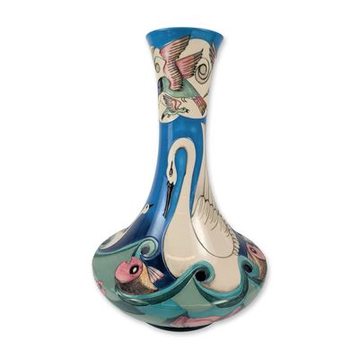 Moorcroft Pottery by Beverley Wilkes Prestige Vase, Odyssey