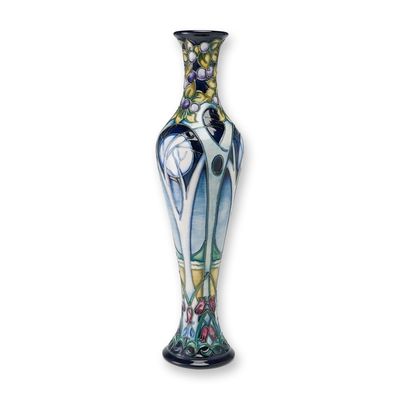 Moorcroft Pottery by Rachel Bishop Trial Vase, Broomy Wood
