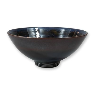 Wedgwood Art Pottery Aventurine Glaze Bowl by Norman Wilson