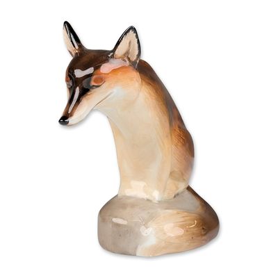 Royal Doulton Porcelain Figurine, Fox Seated
