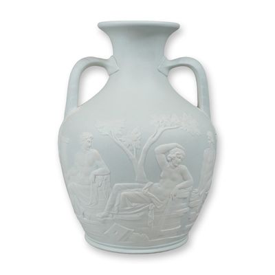 Wedgwood Pale Blue Jasperware Portland Vase