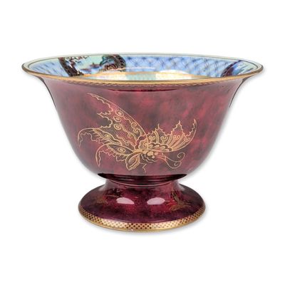 Wedgwood Fairyland Lustre Butterfly Footed Bowl, Z4827