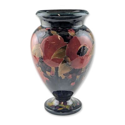 Moorcroft Pottery Urn Shape Vase, Pomegranate