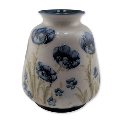 Moorcroft Macintyre Blue Poppy Florian Ware Vase