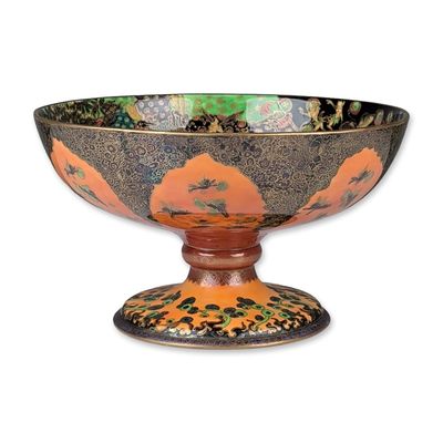 Wedgwood Flame Fairyland Lustre Chalice Bowl, Fairy Gondola Z5360