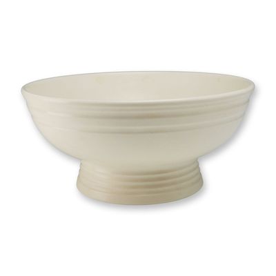Keith Murray for Wedgwood Art Deco Earthenware Footed Bowl