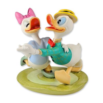 WDCC Donald and Daisy Duck Mr. Duck Steps Out Porcelain Figurine