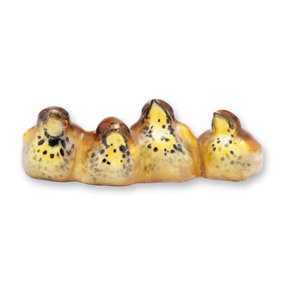 Royal Doulton Porcelain Figurine, Thrush Chicks - Four HN161
