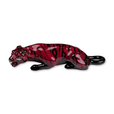 Royal Doulton Flambe by Charles Noke and Fred Moore Figurine, Crouching Tiger HN225