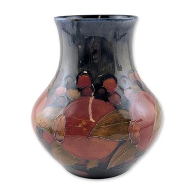William Moorcroft Pomegranate Pattern Pottery Vase