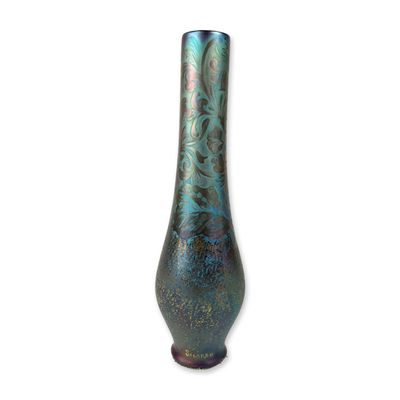 Weller Sicardo Art Nouveau Luster Floral Pottery Vase