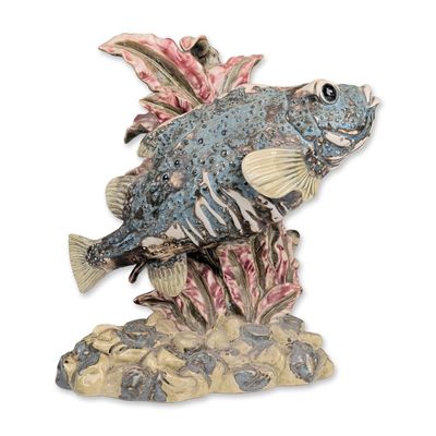 Cobridge Stoneware Trial Fish Figurine