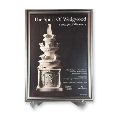 Framed Exhibition Poster The Spirit of Wedgwood 2003-2004