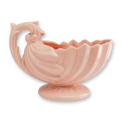 McCoy Pink Shell Planter