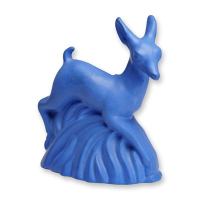 Niloak, Art Deco Ozark Blue Deer Planter