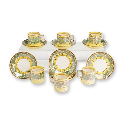 15-Piece Wedgwood Luster Glazed Demitasse Service