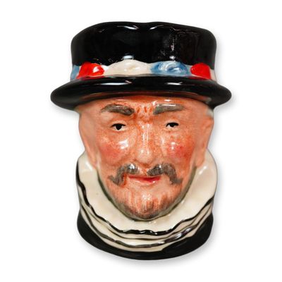 Royal Doulton Colorway Miniature Character Jug, Beefeater D6251