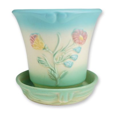 Hull Art Pottery Bowknot Pattern Planter