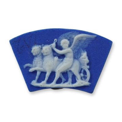 Wedgwood Blue Jasperware Miniature Tile Plaque