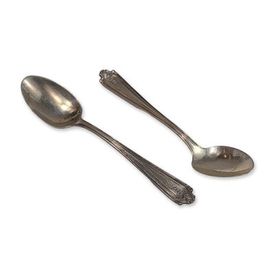 Pair of Lunt Sterling Silver Demitasse Spoons