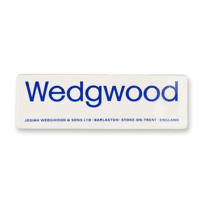 Wedgwood Porcelain Retailer Display Sign