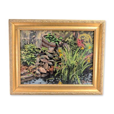 Steven L. Barrows (American 20th-21st century) Impressionist Oil on Canvas, Signed