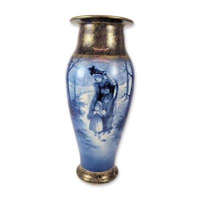 Royal Doulton Blue Children Large Vase