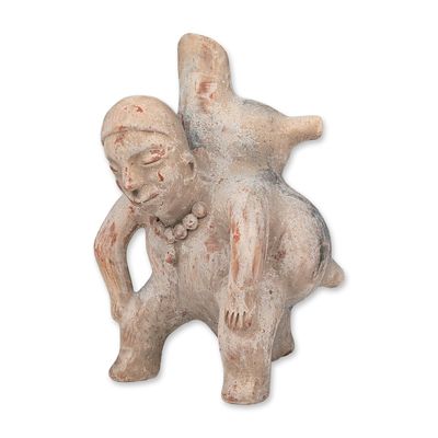Pre-Columbian Pottery Effigy Vessel