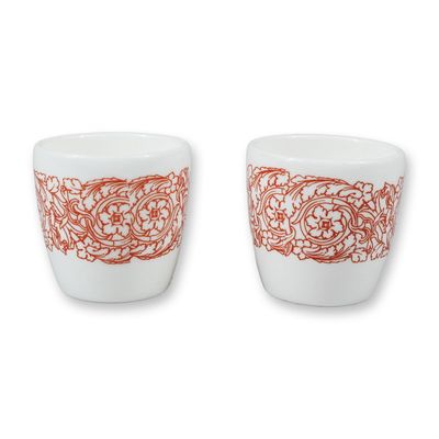 Two Small Wedgwood Bone China Hotelware Teacups