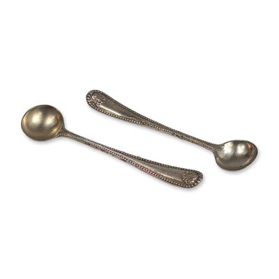 Pair of Sterling Silver Salt Spoons