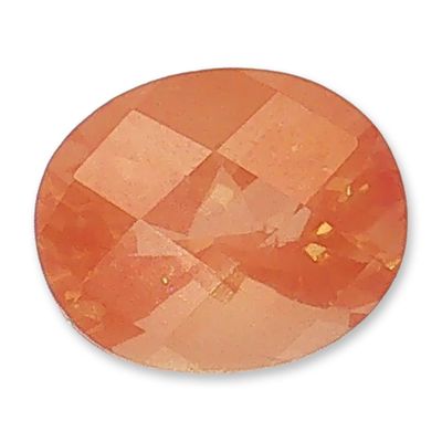 Oval Cut Peach Iolite Gemstone