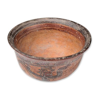 Pre-Columbian Polychrome Ceramic Bowl