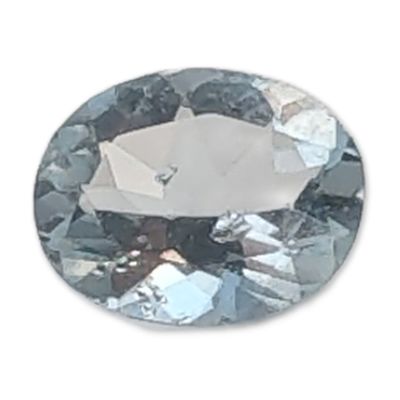 Loose Oval Cut Light Blue Aquamarine Gemstone