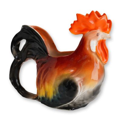 Royal Bayreuth Porcelain Rooster Creamer
