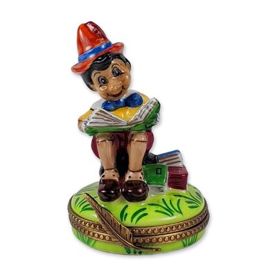 Limoges Pinocchio Porcelain Trinket Box