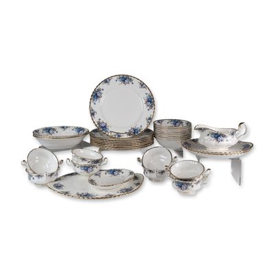 31pc Royal Albert Moonlight Rose Bone China Dinner Service